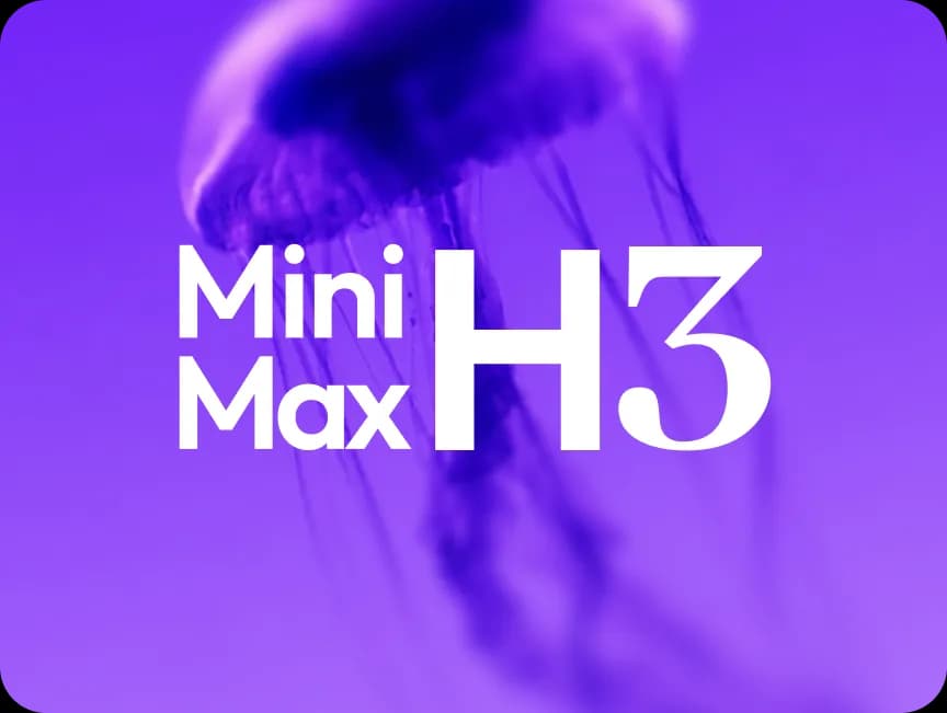 MiniMax H3 official model artwork